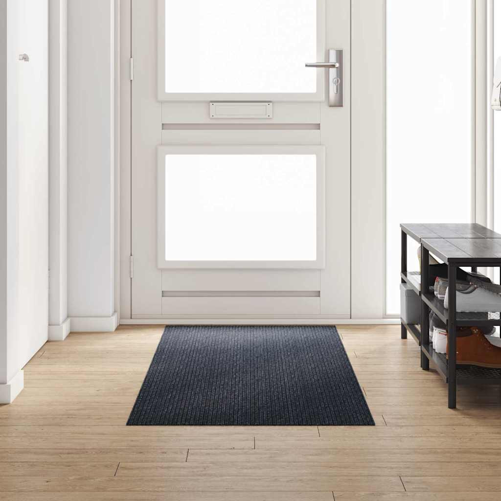 vidaXL Teppichläufer Anthrazit 80 x 250 cm Stoff
