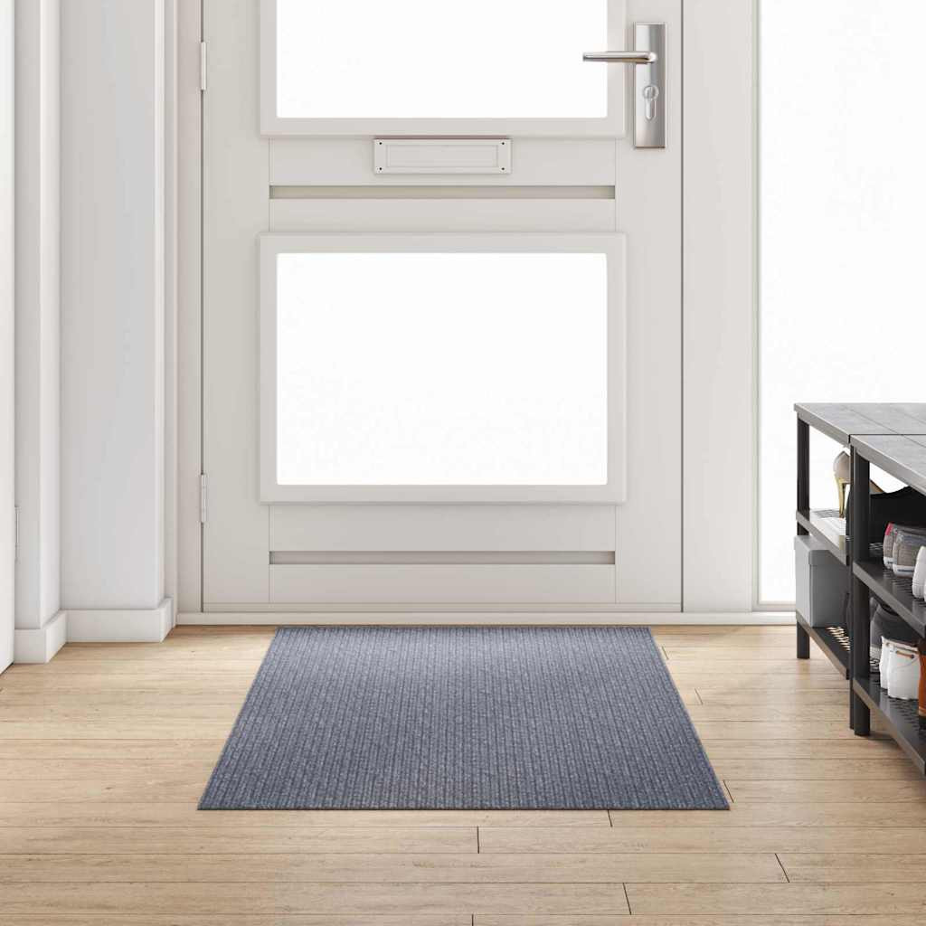 vidaXL Teppichläufer Hellgrau 100 x 300 cm Stoff
