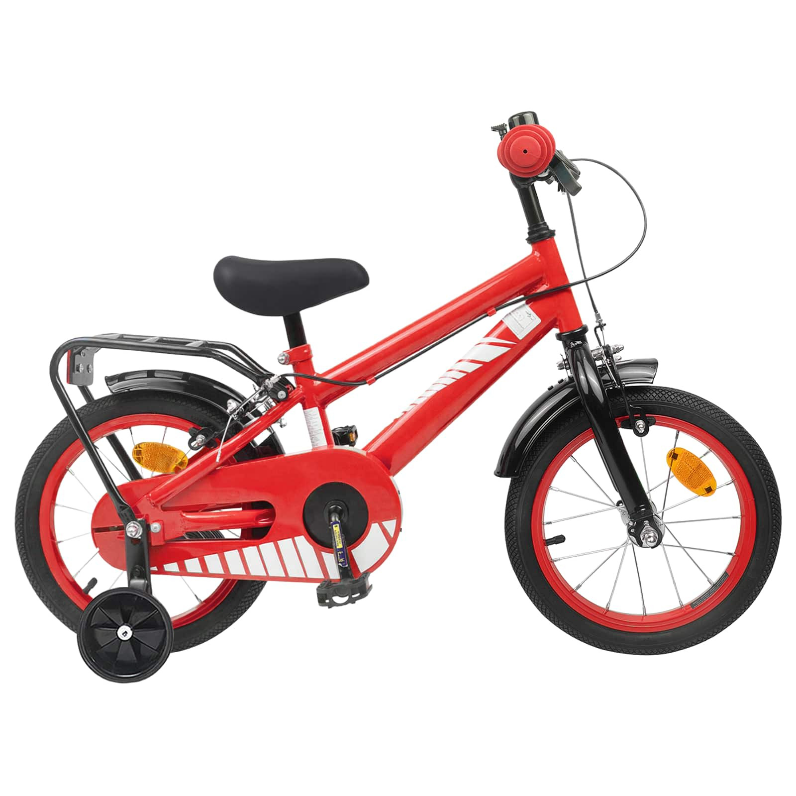 vidaXL Kinderfahrrad 16 Zoll für 4-6 Jahre alt Rot