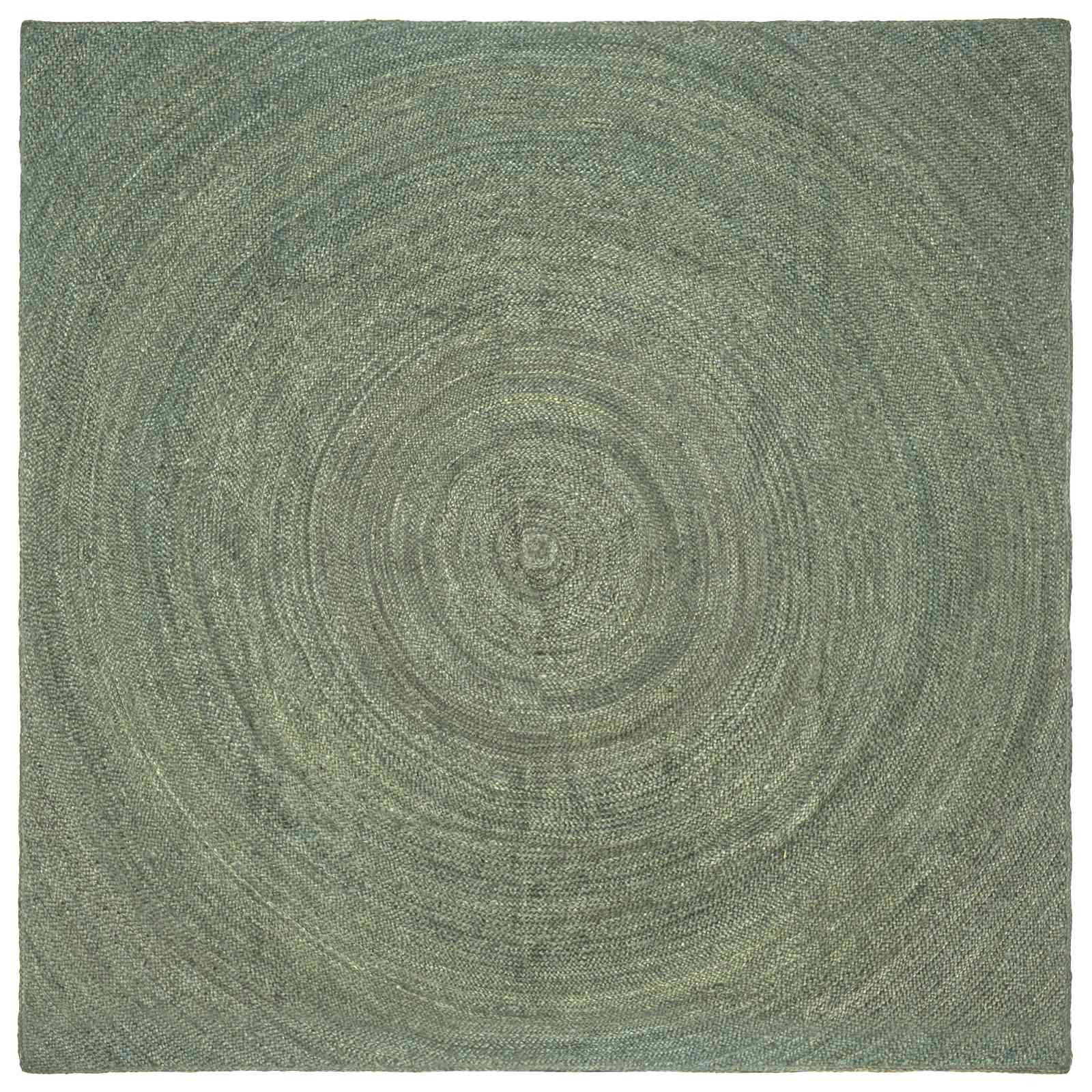 vidaXL Bereichsteppiche Olive Grün 300 x 300 cm Jute