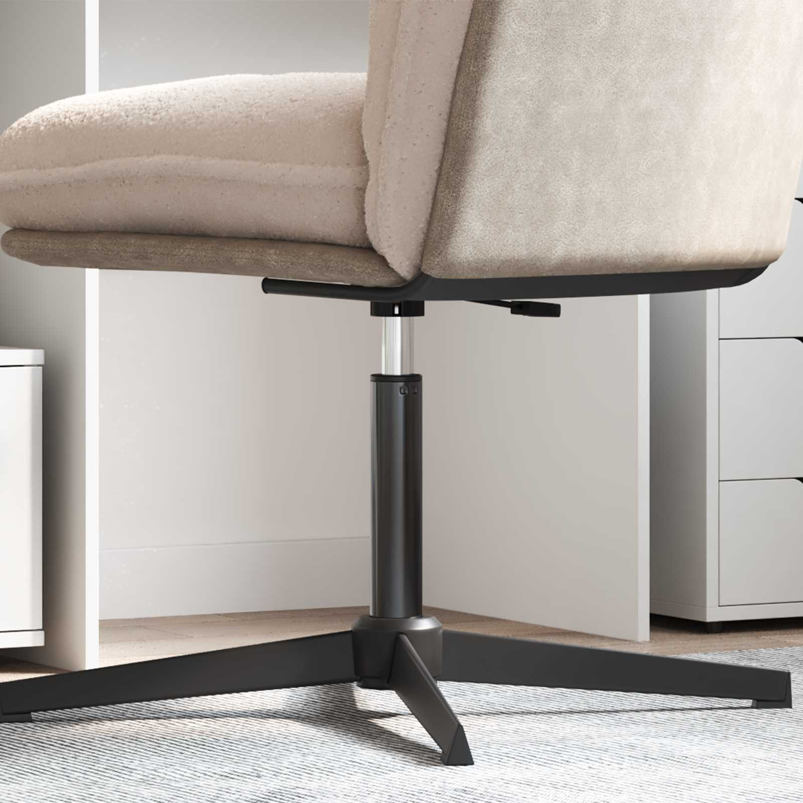 vidaXL Bürostuhl Gaszylinder Schwarz 355-540 mm Eisen