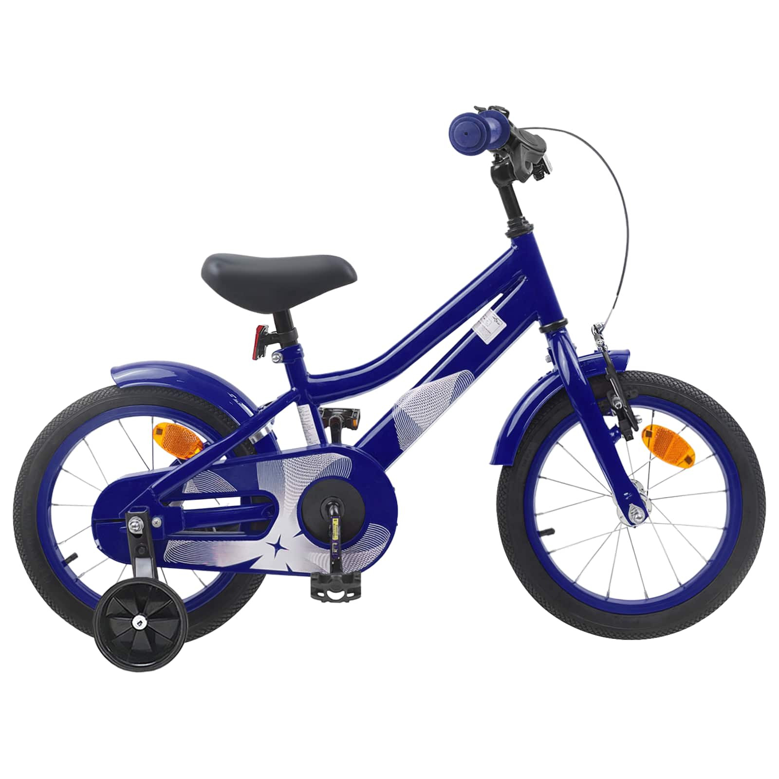 vidaXL Kinderfahrrad 12 Zoll für 2-4 Jahre alt Dunkelblau