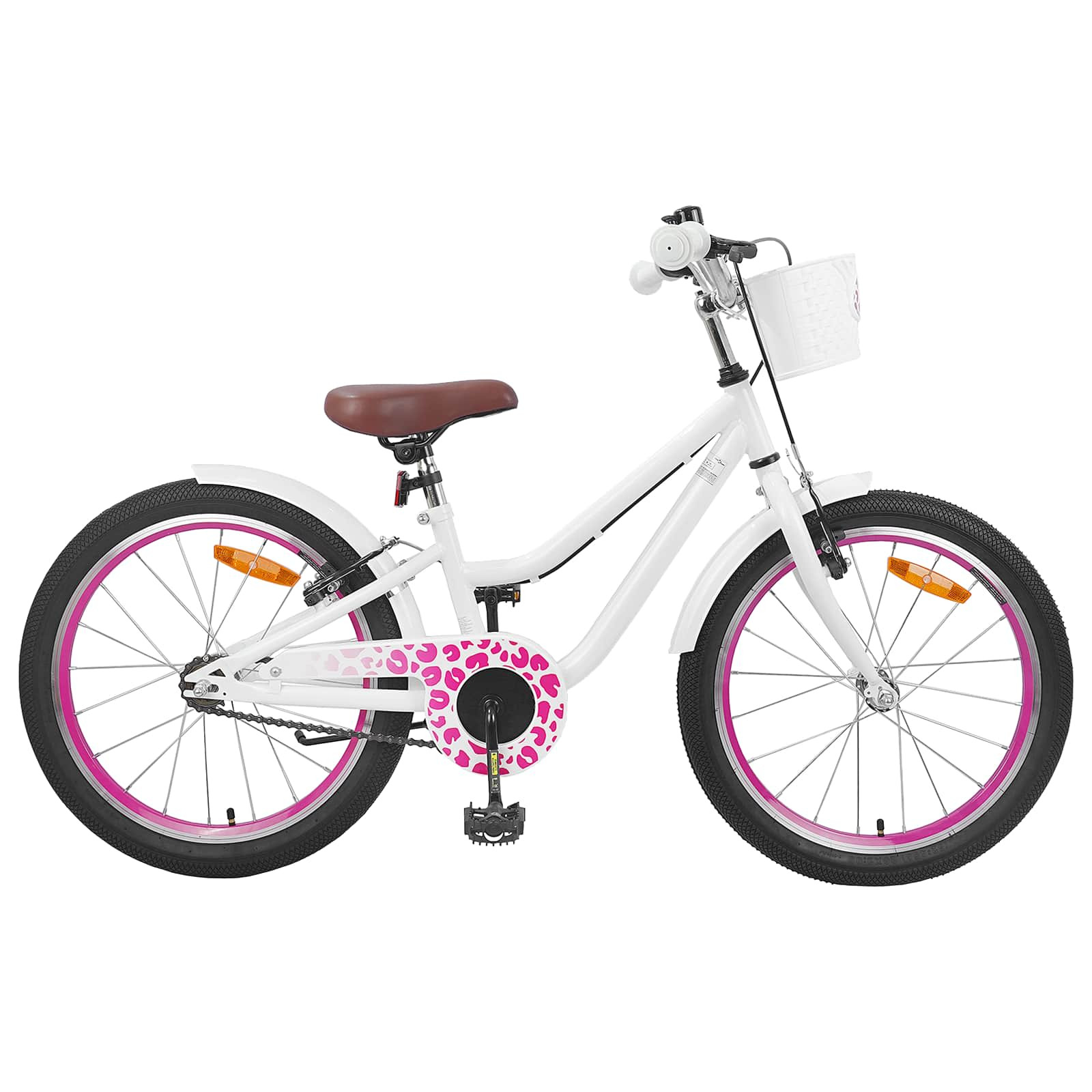 vidaXL Kinderfahrrad Mit Stützrädern 20 Zoll für 6-11 Jahre alt Weiß