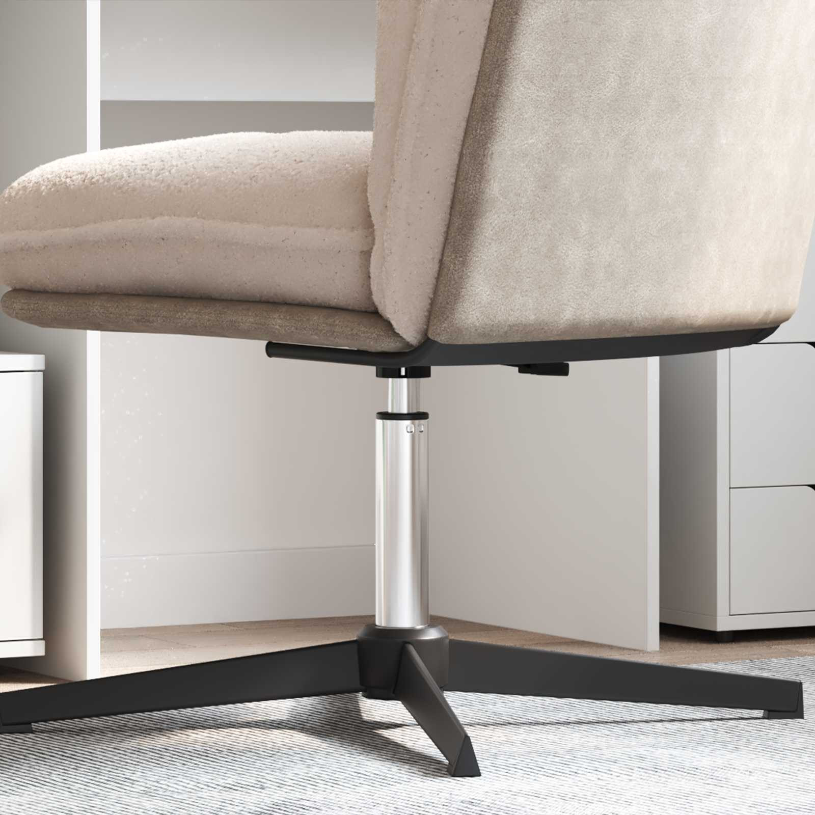 vidaXL Bürostuhl Gaszylinder Chrom 307-447 mm Eisen