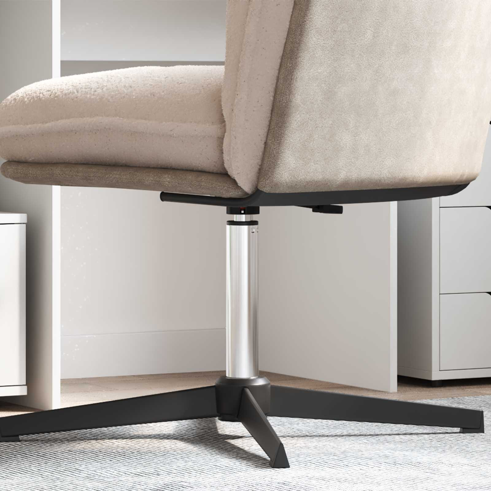 vidaXL Bürostuhl Gaszylinder Chrom 318-473 mm Eisen