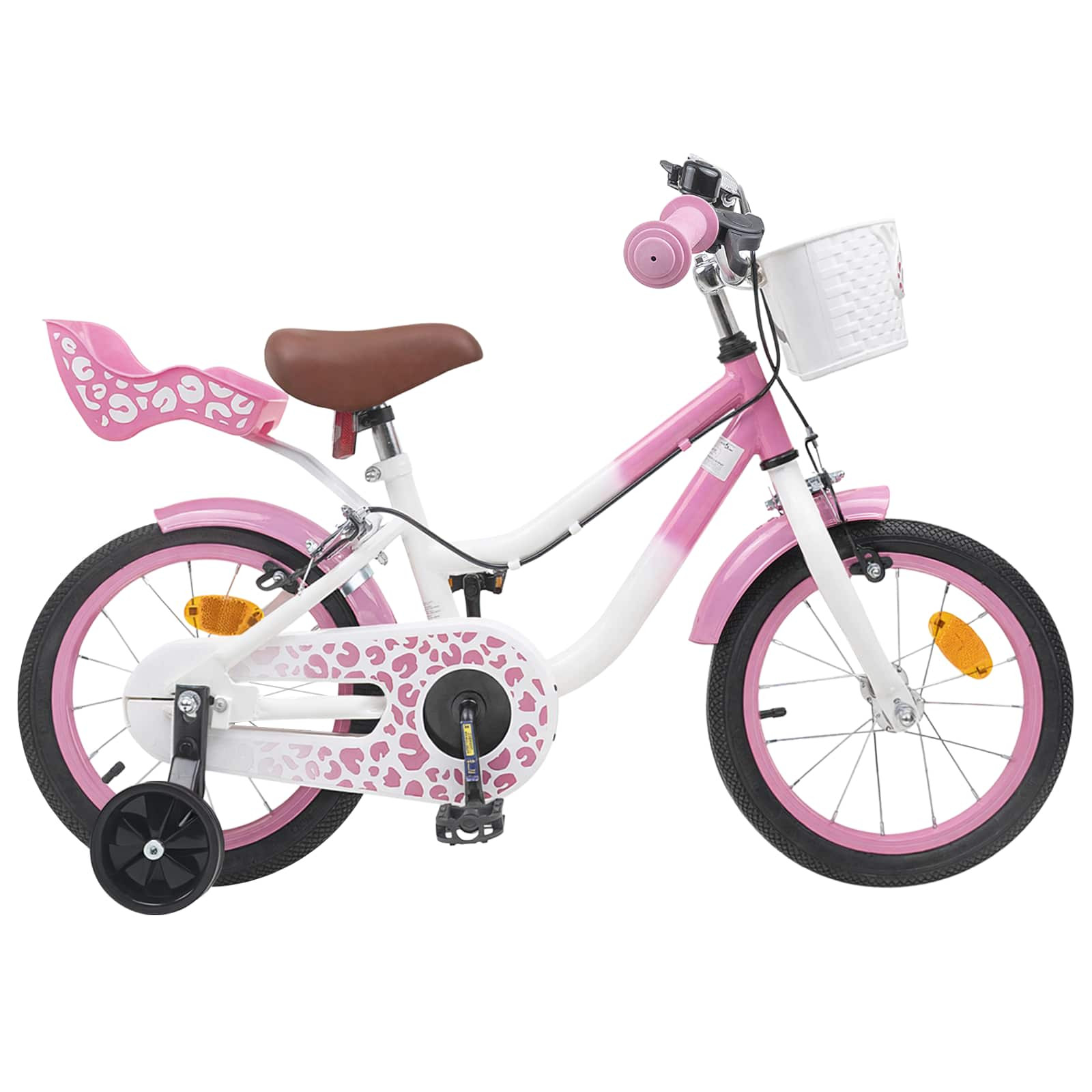 vidaXL Kinderfahrrad Mit Stützrädern 16 Zoll für 4-6 Jahre alt