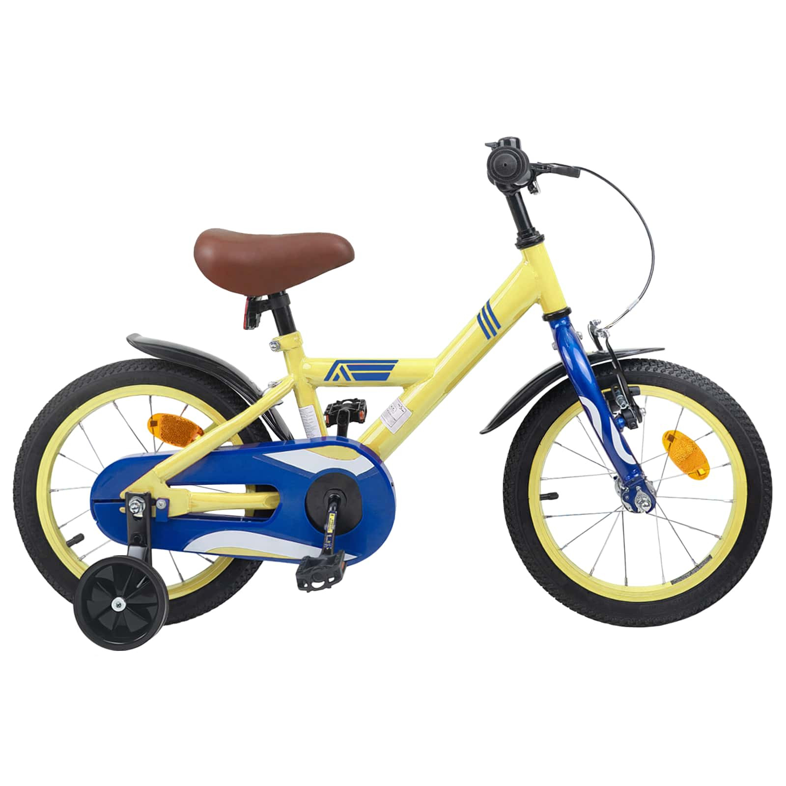 vidaXL Kinderfahrrad 12 Zoll für 2-4 Jahre alt Gelb