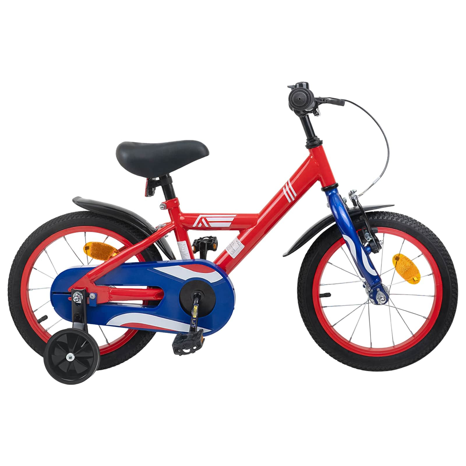 vidaXL Kinderfahrrad 12 Zoll für 2-4 Jahre alt Rot