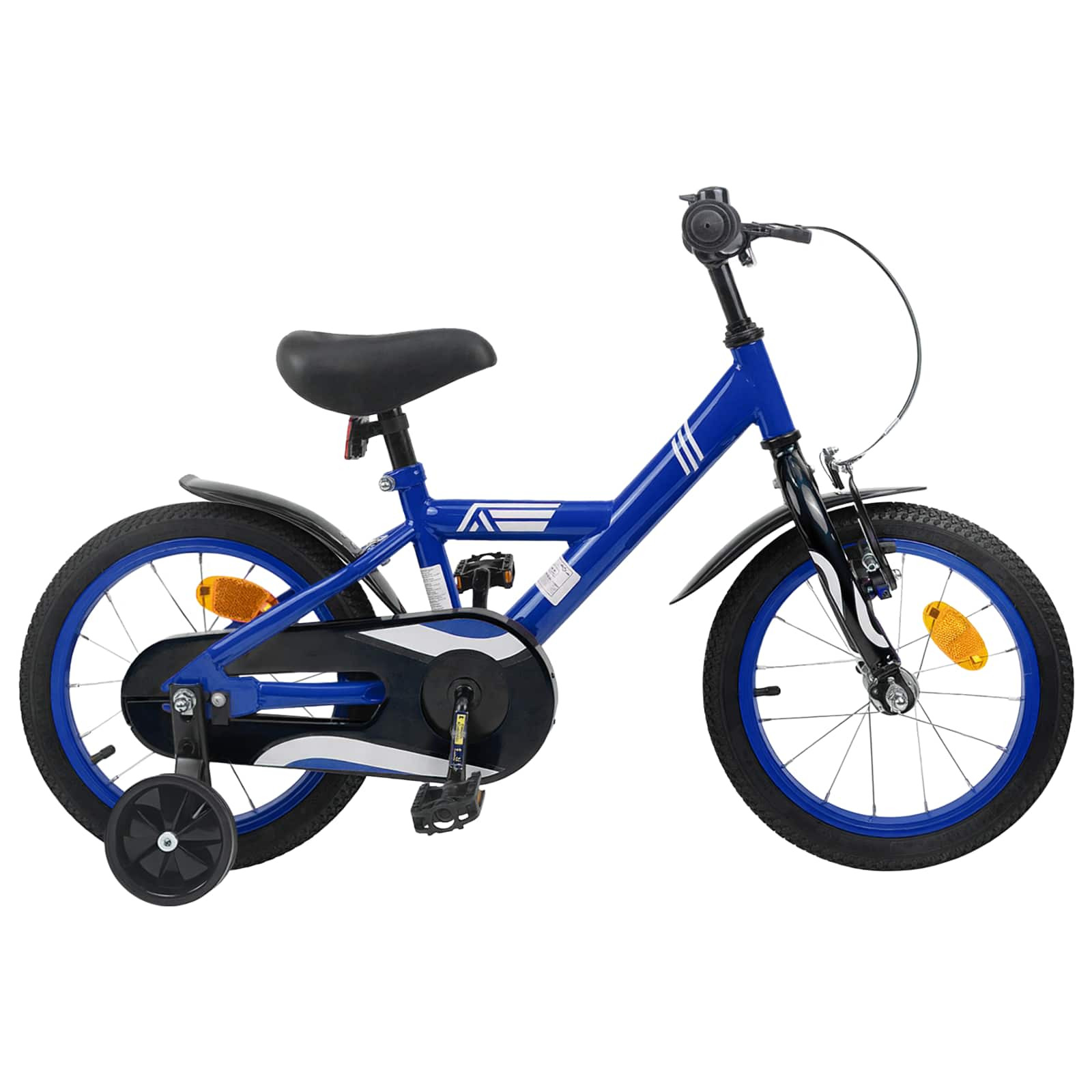 vidaXL Kinderfahrrad 14 Zoll für 3-5 Jahre alt Dunkelblau