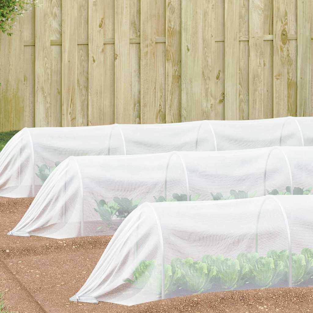 vidaXL Insektennetz Weiß 2 x 10 m Polyethylen
