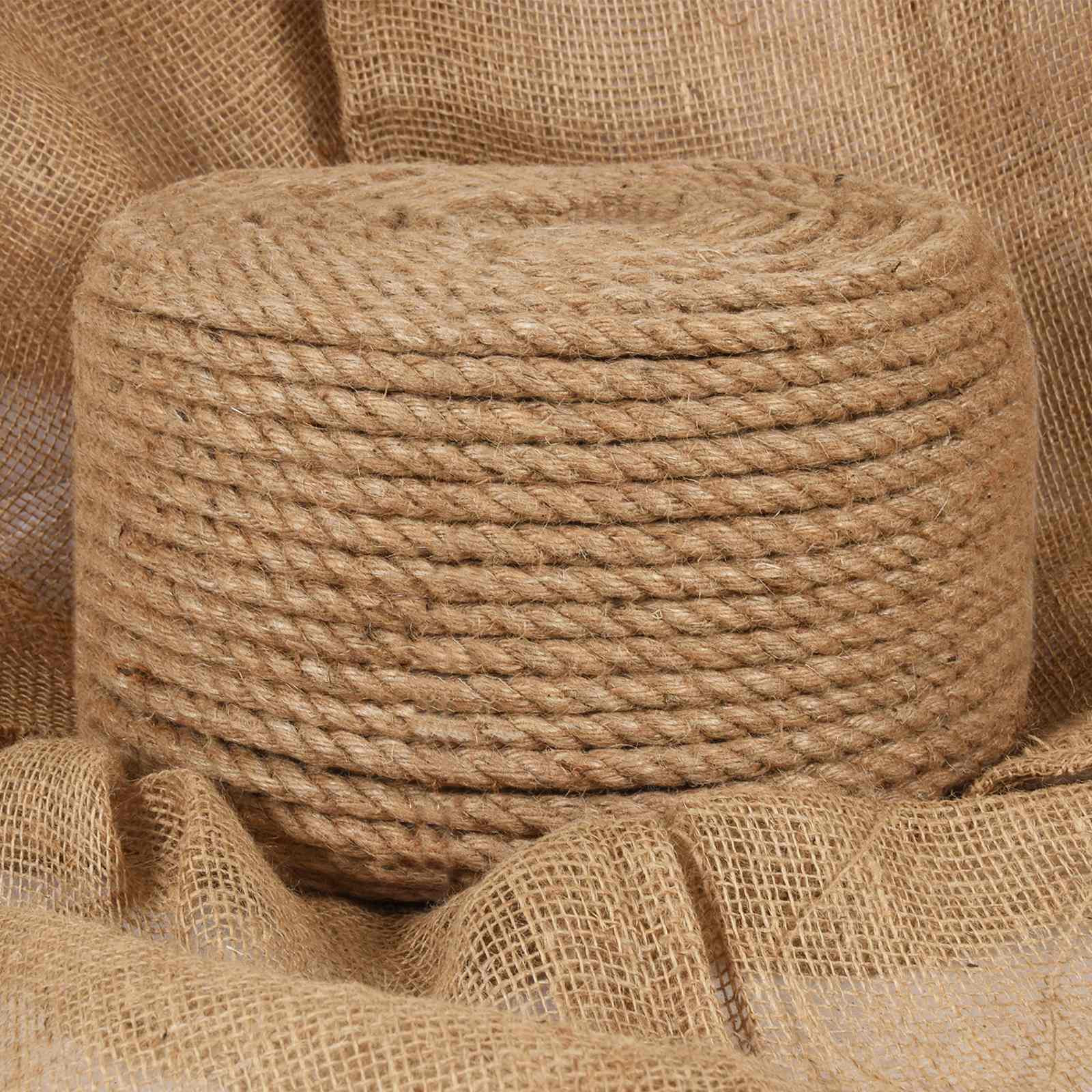 vidaXL Juteschnur 2 pcs 2 mm 100 m Natur 100% Tossa Jute