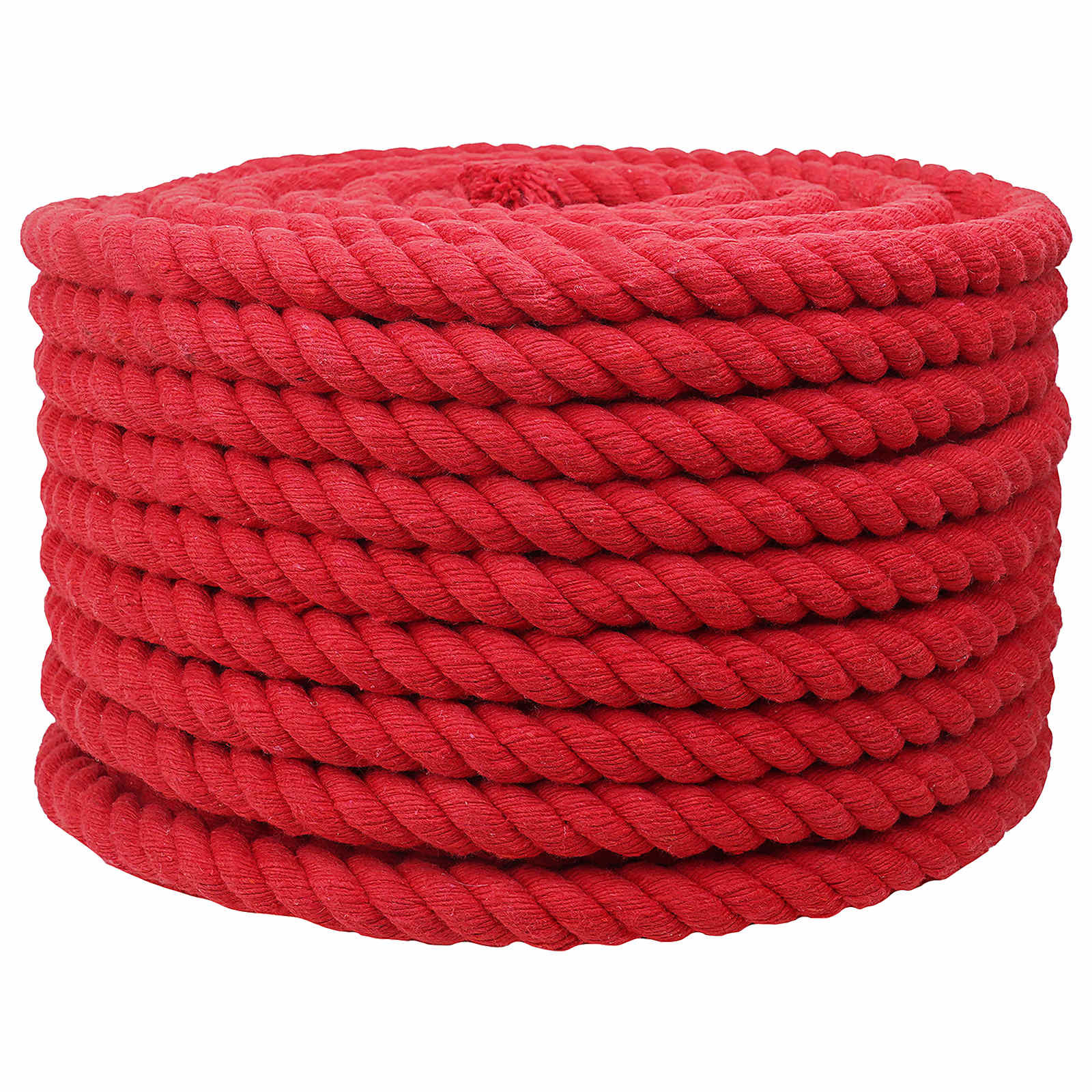 vidaXL Seil Rot 1,6 x 1,6 x 10000 cm Baumwolle