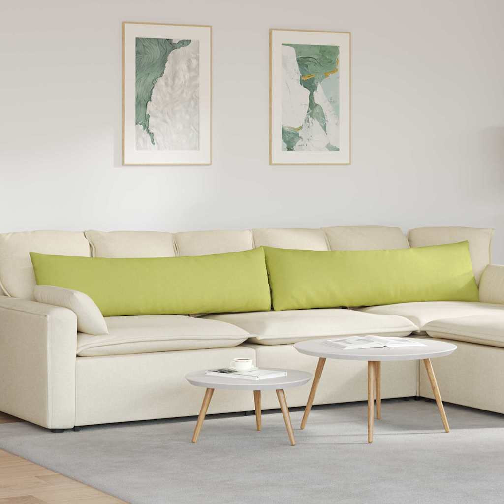 vidaXL Sofakissen 2 pcs Hellgrün 145 x 40 cm Stoff