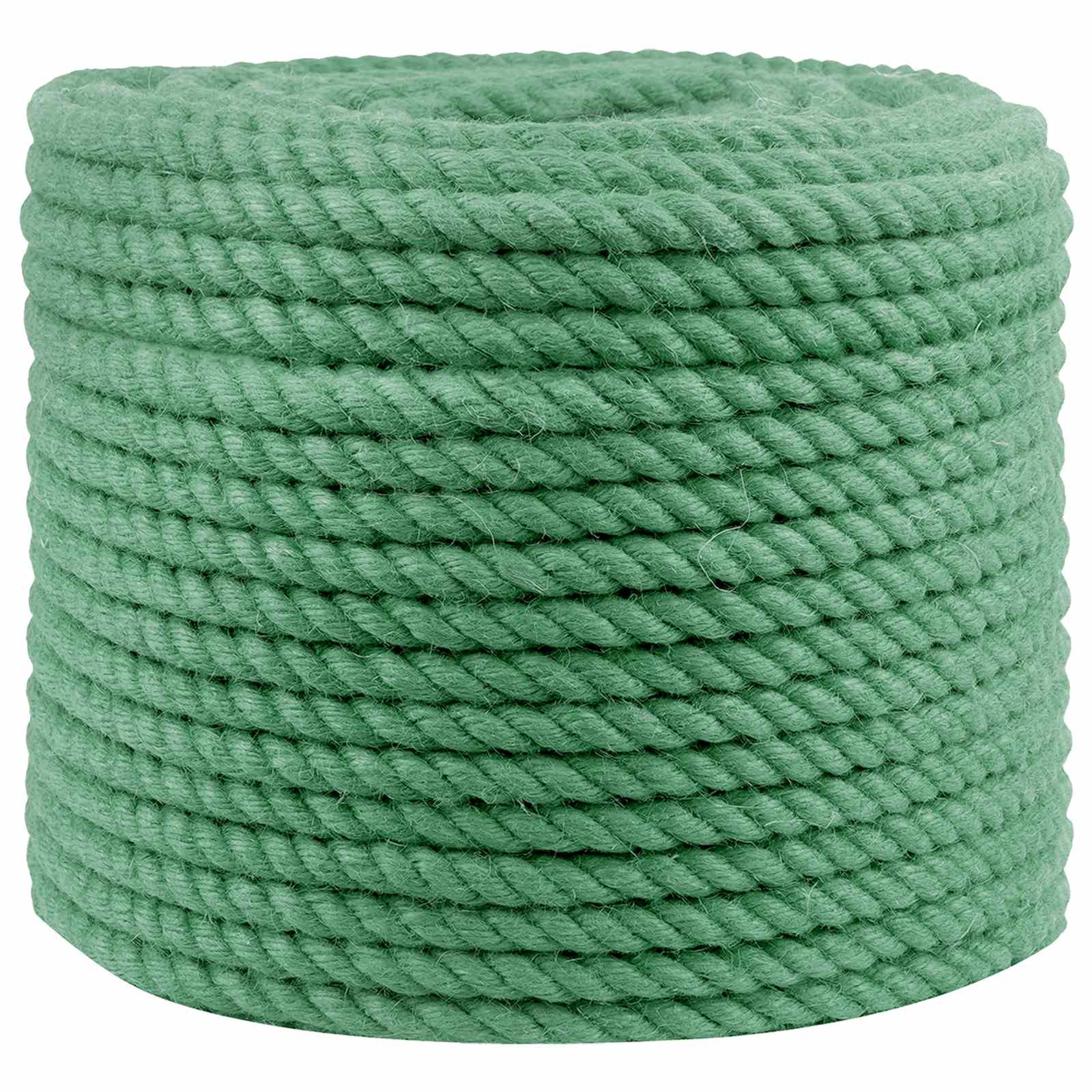 vidaXL Juteseil Grün 100% Tossa Jute