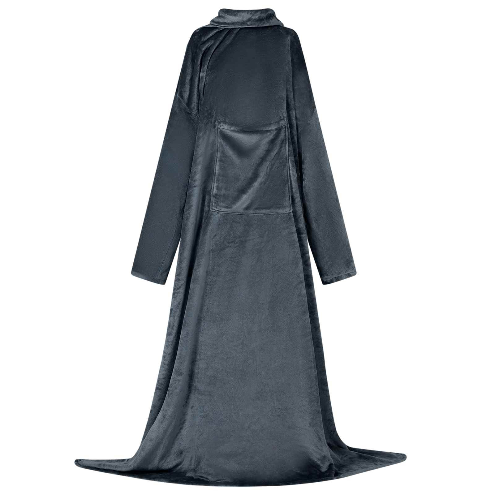 vidaXL Decken-Hoodie Marineblau F Flanell