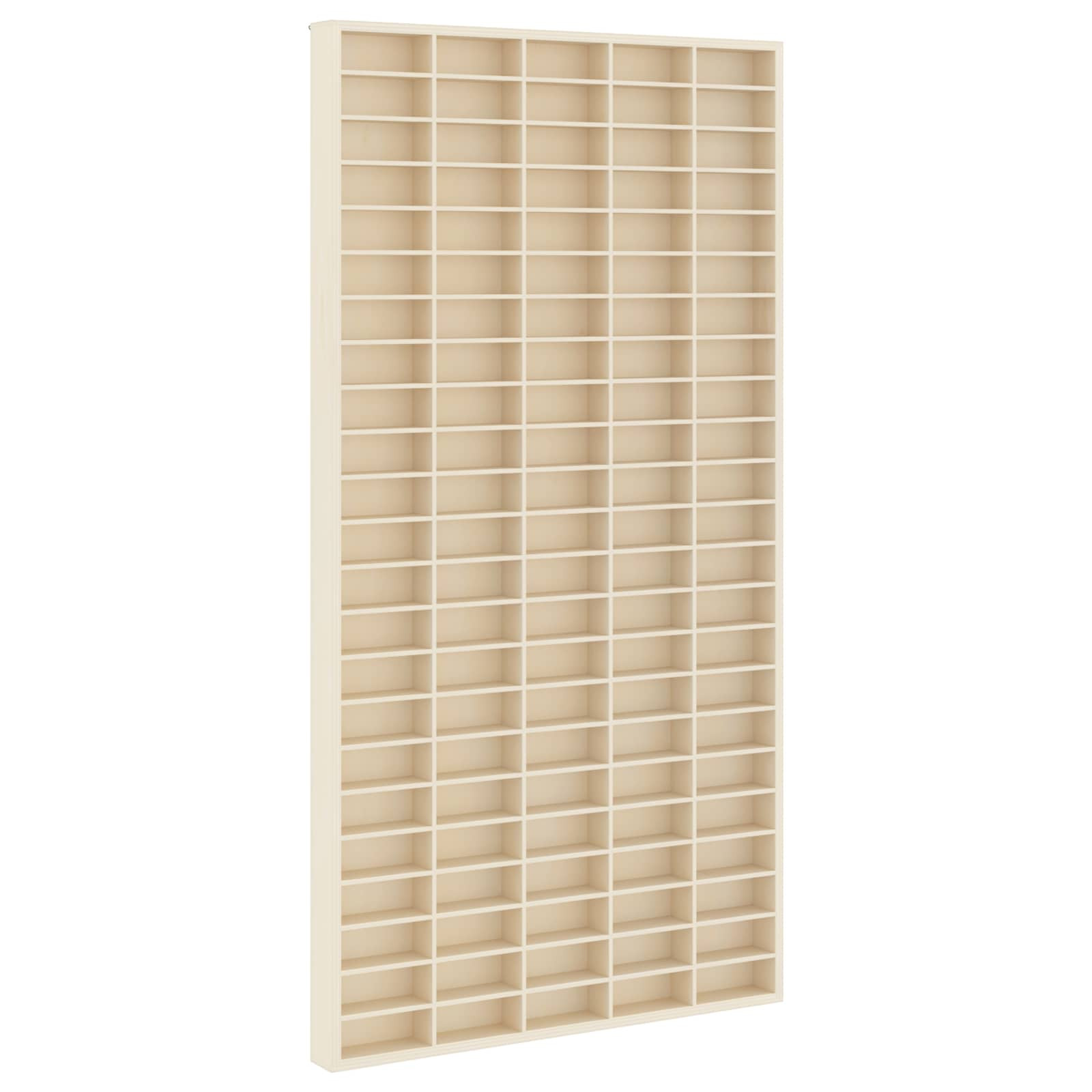 vidaXL Wanddisplay-Case mit Regal Beige 50 x 4,5 x 96 cm Holzwerkstoff