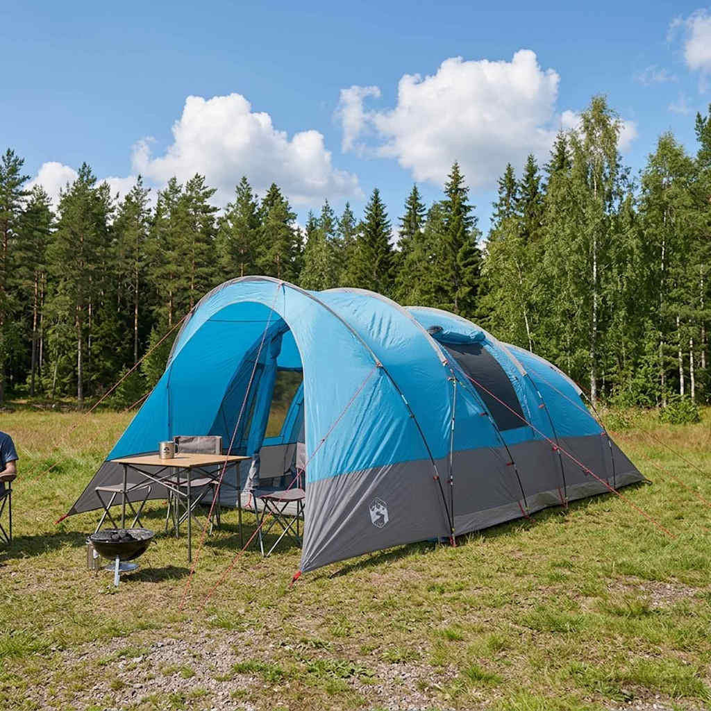 vidaXL Tunnelzelt Blau 560 x 395 x 212 cm
