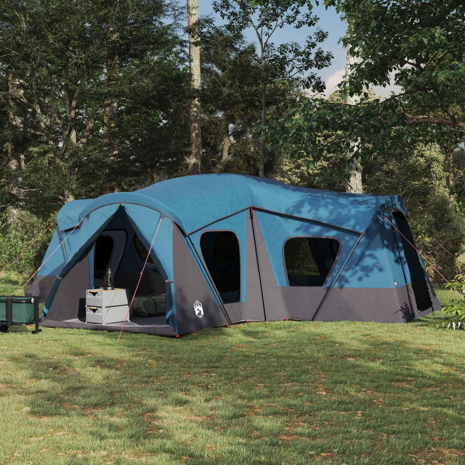 vidaXL Familienzelt Blau 610 x 610 x 210 cm