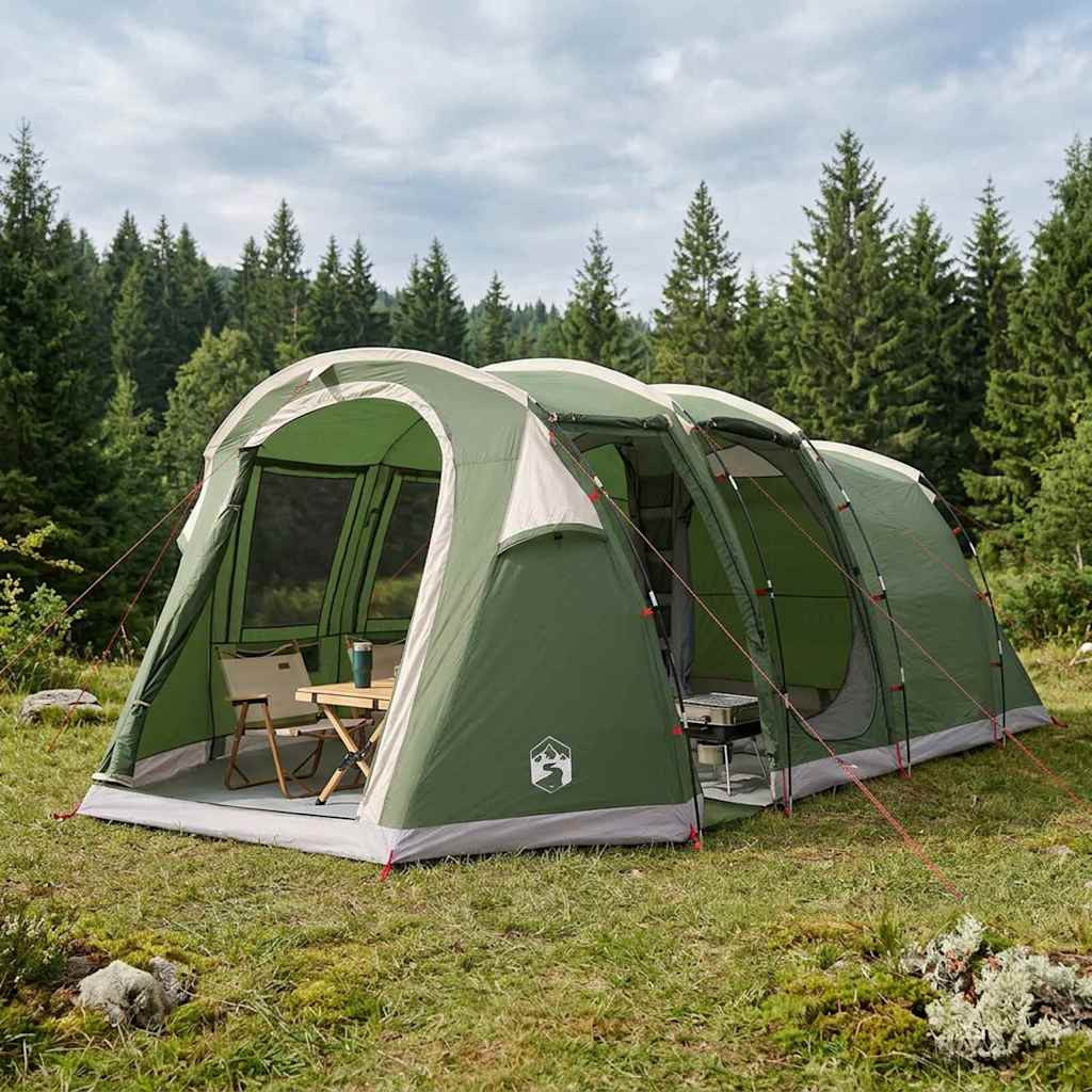 vidaXL Tunnelzelt Grün 505 x 330 x 204 cm