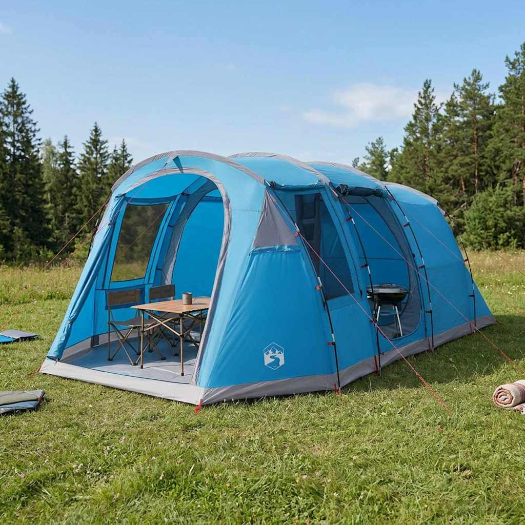 vidaXL Tunnelzelt Blau 505 x 330 x 204 cm