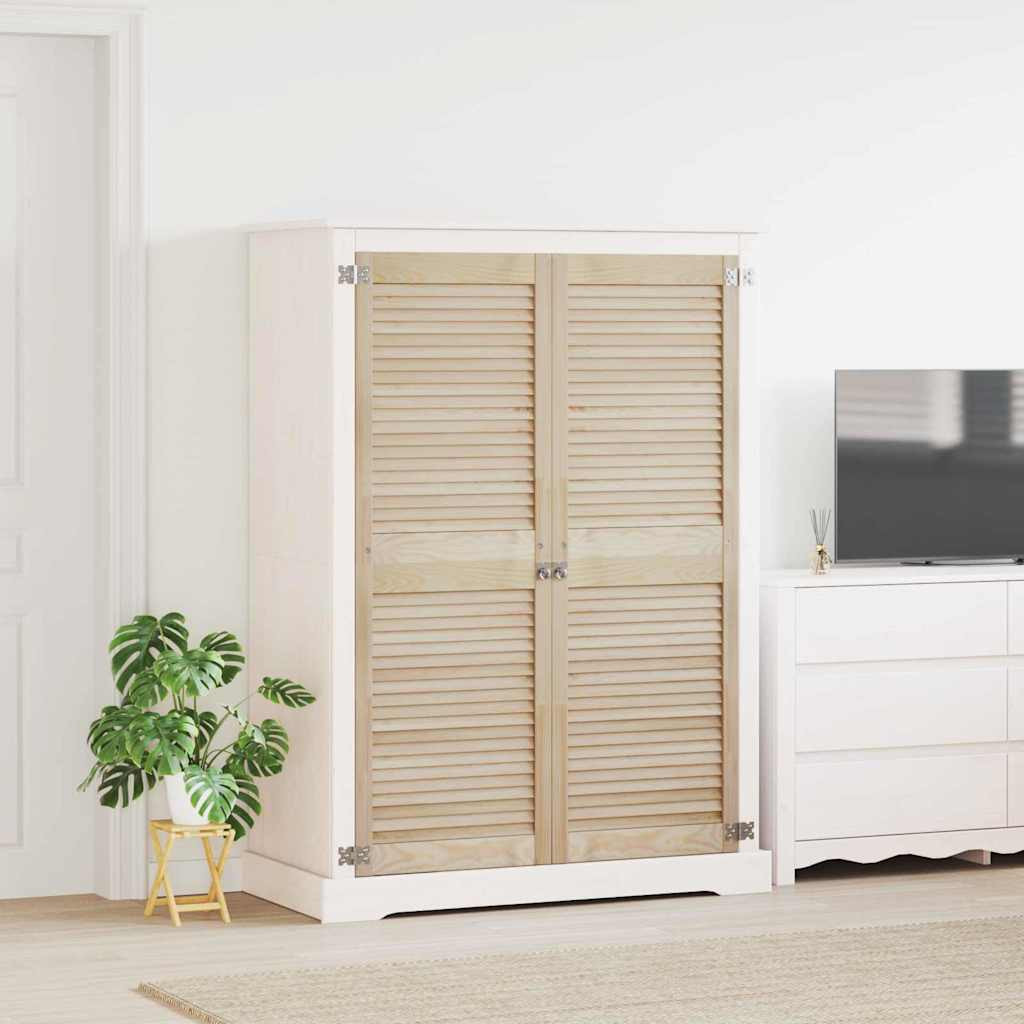 vidaXL Schranktür mit Tür 2 pcs Natur 49,5 x 2,1 x 140,5 cm