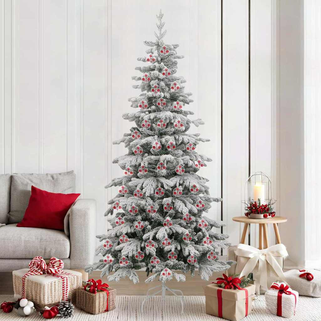 vidaXL Weihnachtskugel-Set 100 pcs Transparent Ø 8 cm Kunststoff