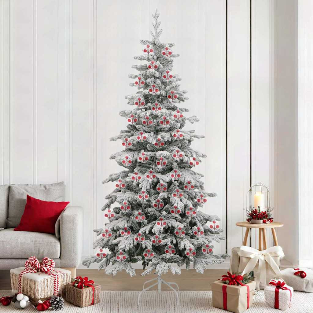 vidaXL Weihnachtskugel-Set 100 pcs Transparent Ø 10 cm Kunststoff