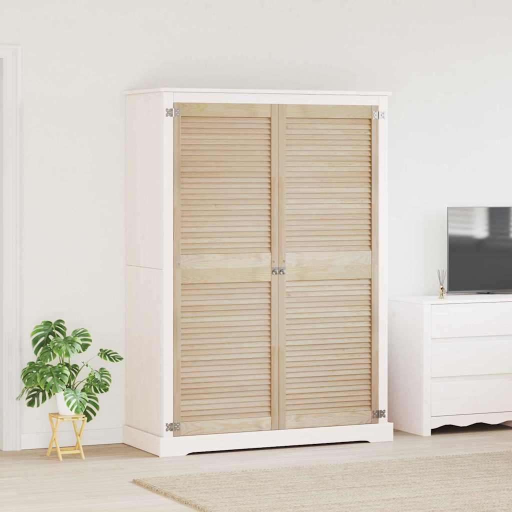 vidaXL Schranktür 2 pcs Natur 170 x 2,1 x 59,5 cm Massives Kiefernholz