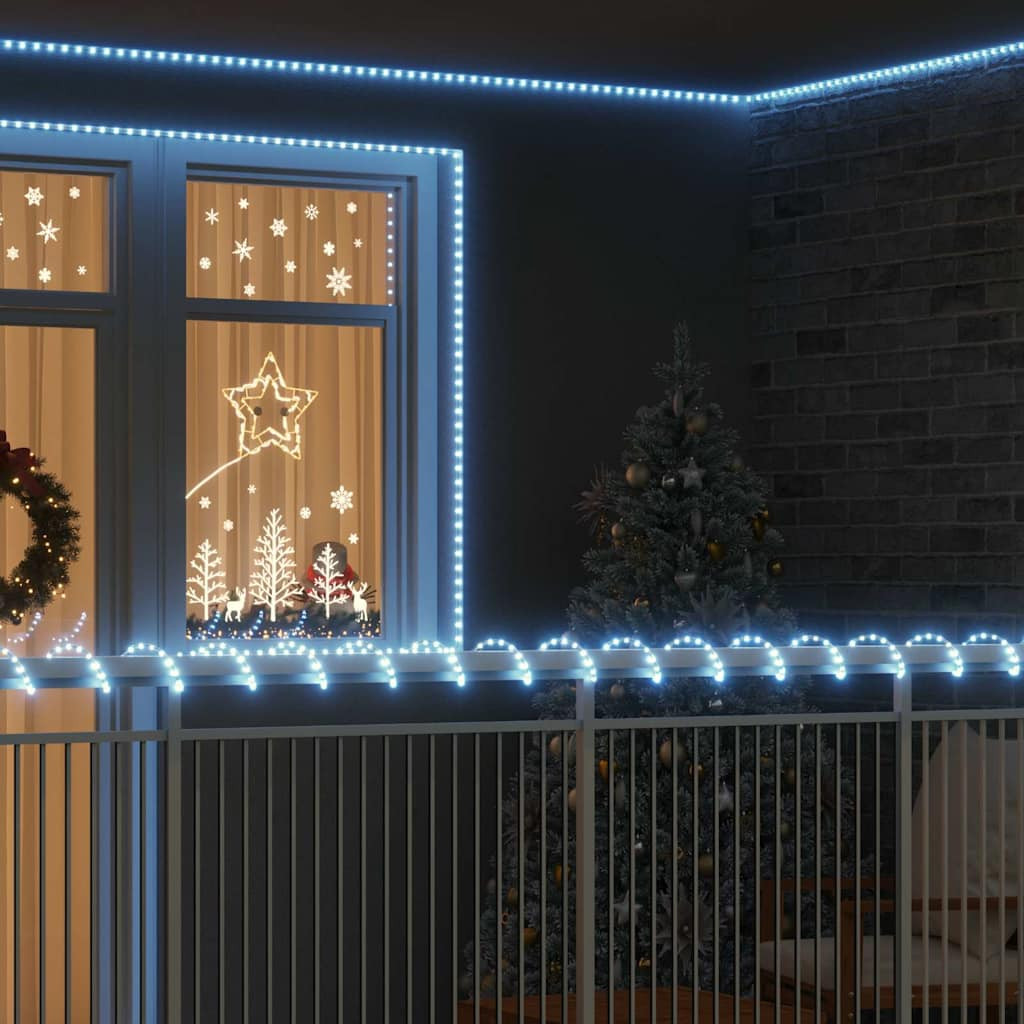 vidaXL Lichtseil mit 2400 LEDs Kaltweiß 100 m PVC
