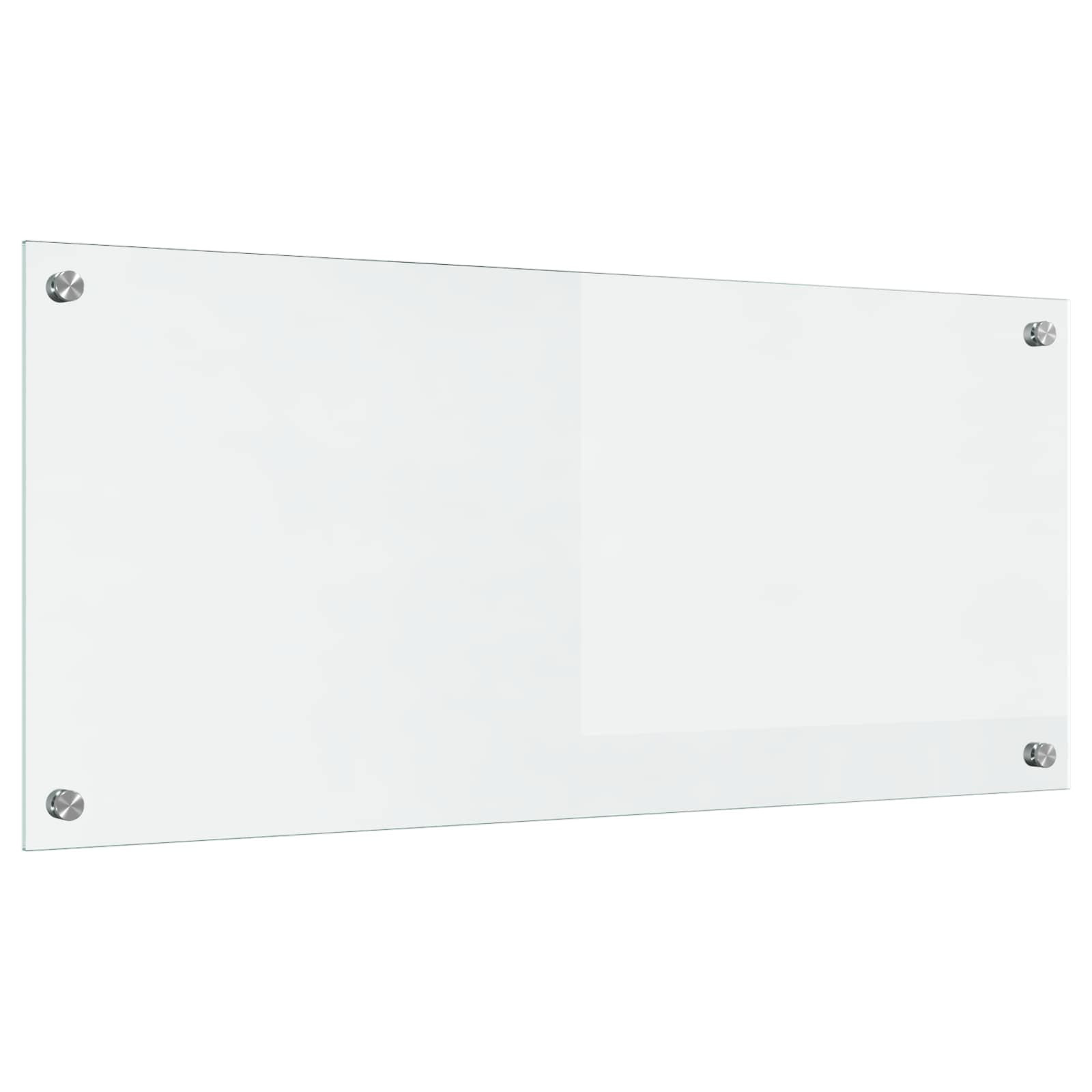 vidaXL Küchenrückwand Transparent 90 x 40 cm Gehärtetes Glas