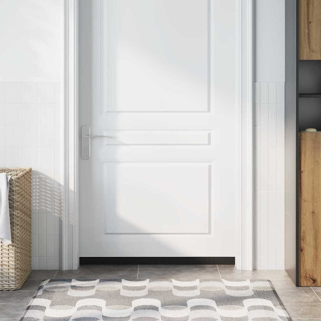 vidaXL Aufsteck Türbürstendichtungen 2 pcs Weiß 100 cm