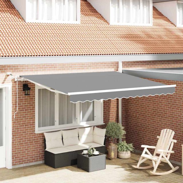 vidaXL Markisenrahmen Weiß 3 x 2,5 m Aluminium