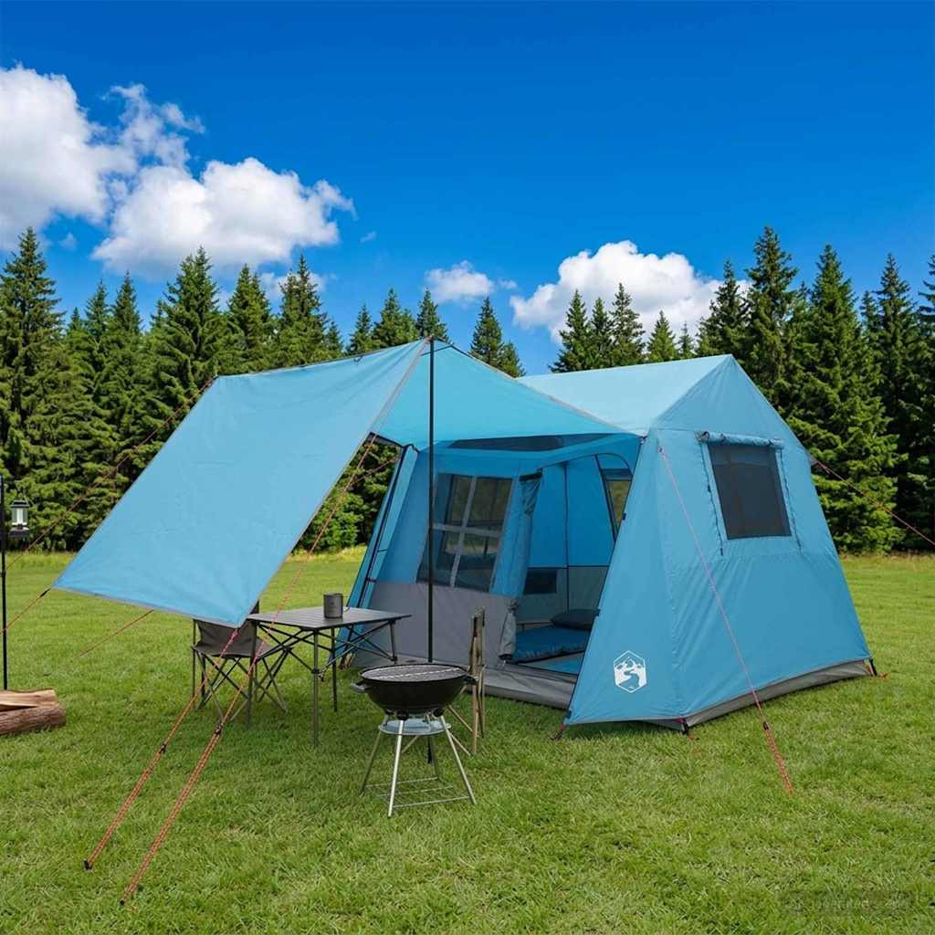 vidaXL Tunnelzelt Blau 275 x 240 x 200 cm