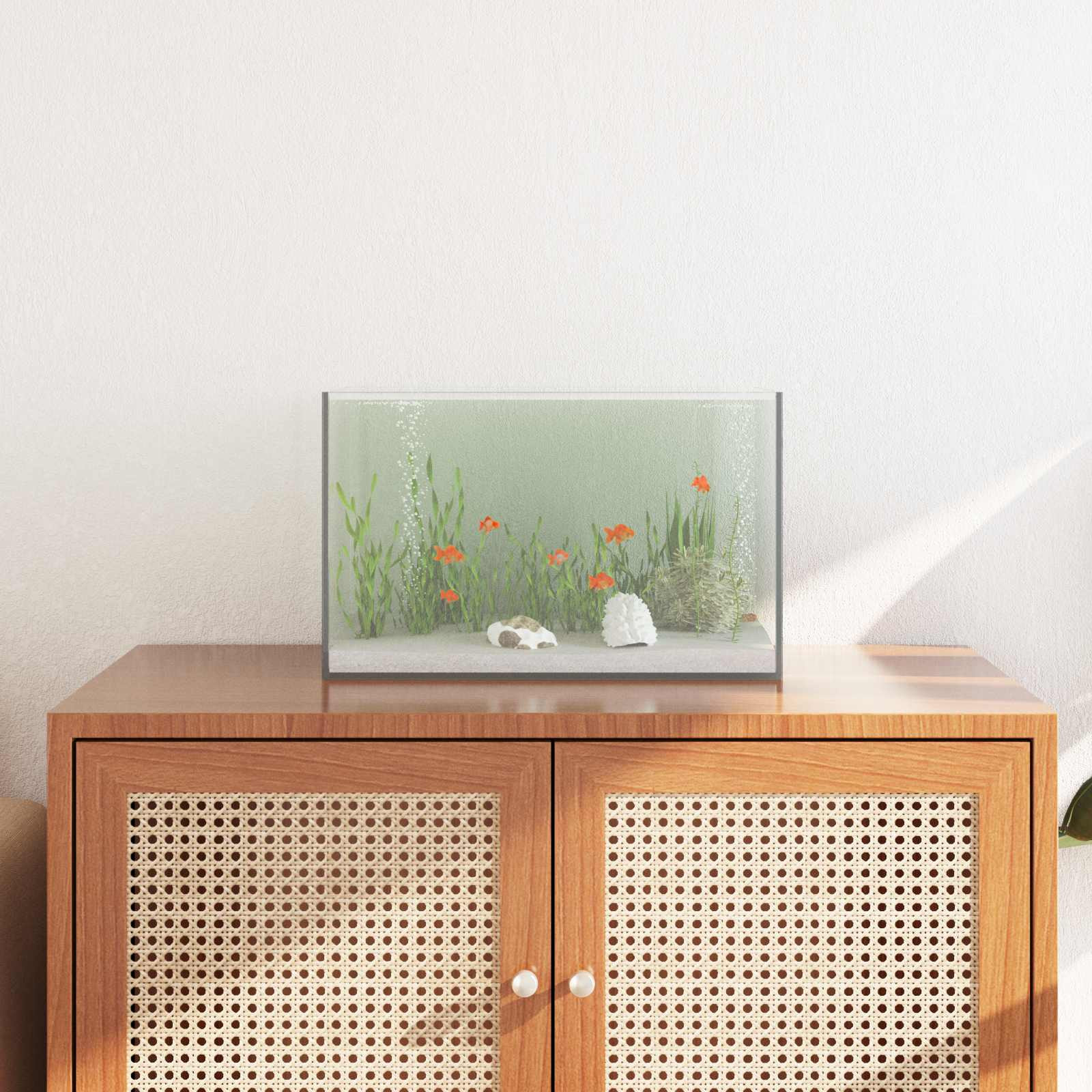 vidaXL Aquarium mit Speicher Transparent 40 x 25 x 25 cm Glas