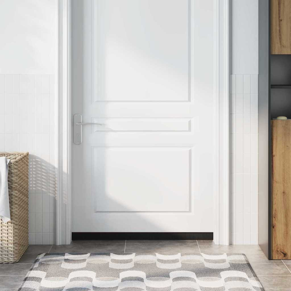vidaXL Selbstklebende Türbürstendichtungen 6 pcs Braun 100 cm