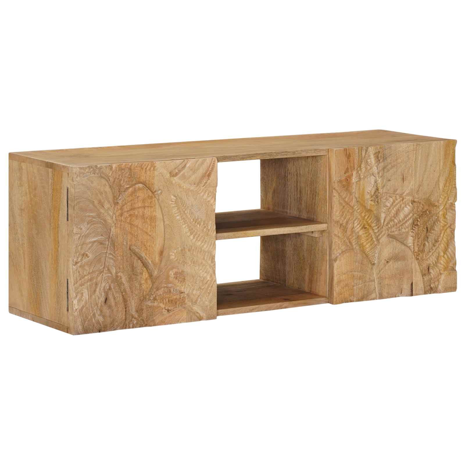 vidaXL Wand-TV-Schrank mit Regal mit Speicher mit Tür 100 x 30 x 35 cm