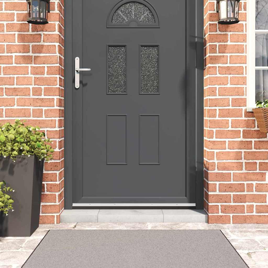vidaXL Aufsteck Türbürstendichtungen 6 pcs Silber 100 cm