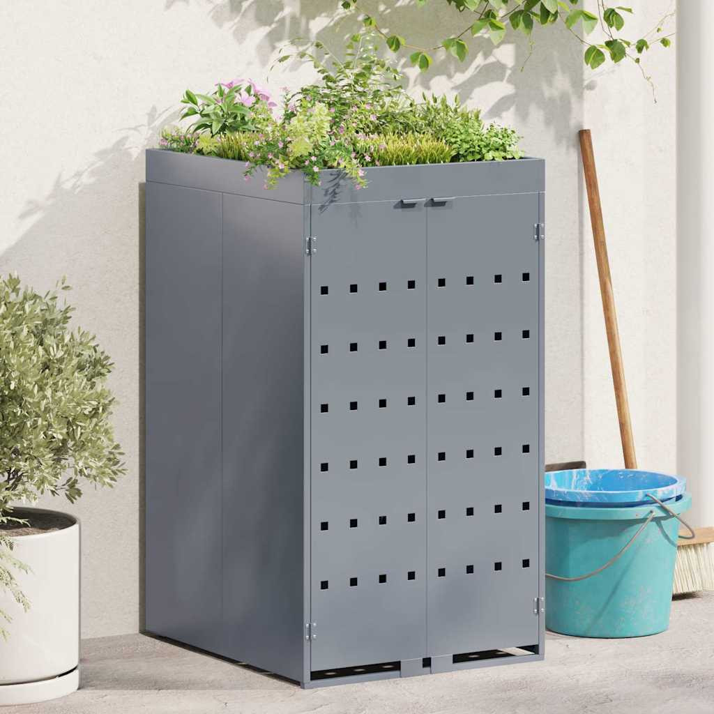 vidaXL Rollabfallbehälter mit Pflanzdach für einen 240L Behälter
