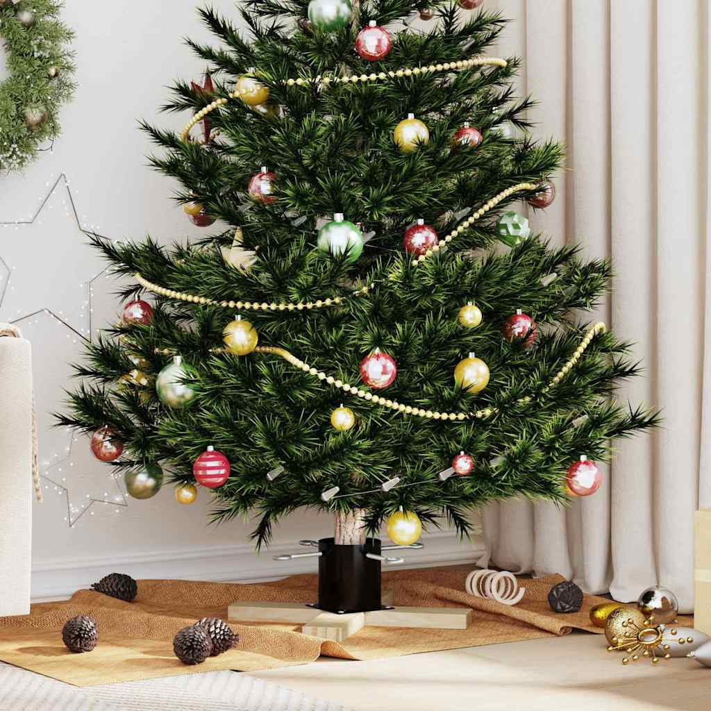 vidaXL Weihnachtsbaumständer 1.73 Schwarz 50 x 50 x 16 cm