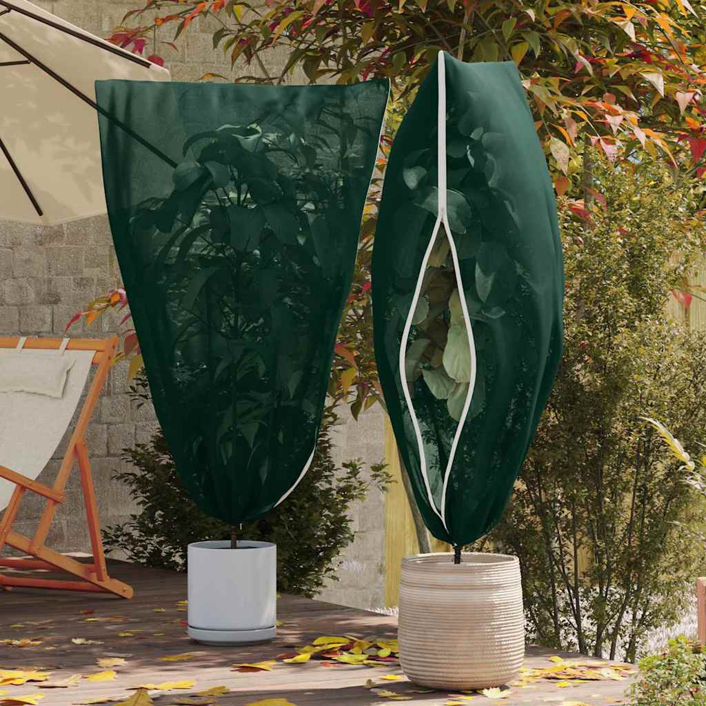 vidaXL Winterschutz fur Pflanzen 5 pcs Grün 1,8 x 1,2 m Vliesstoff