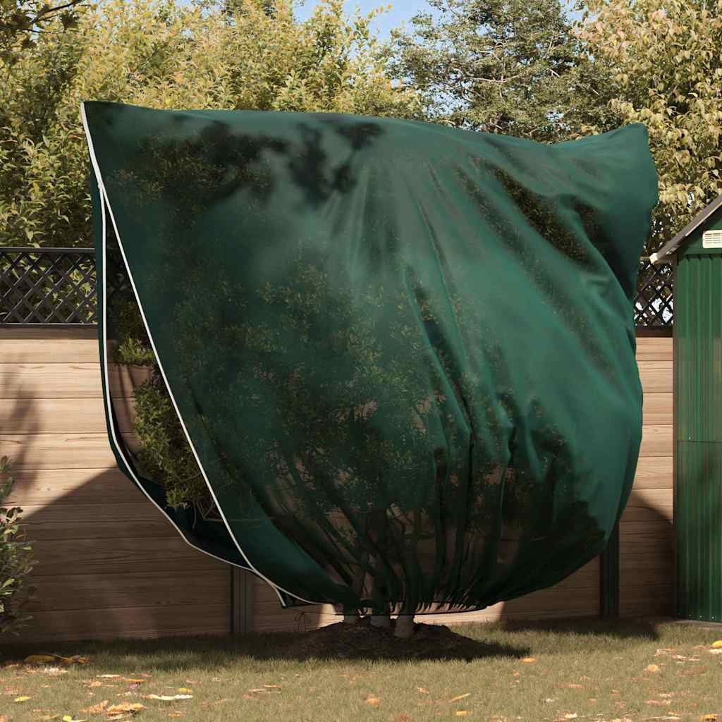 vidaXL Winterschutz fur Pflanzen 3 pcs Grün 2 x 2,36 m Vliesstoff