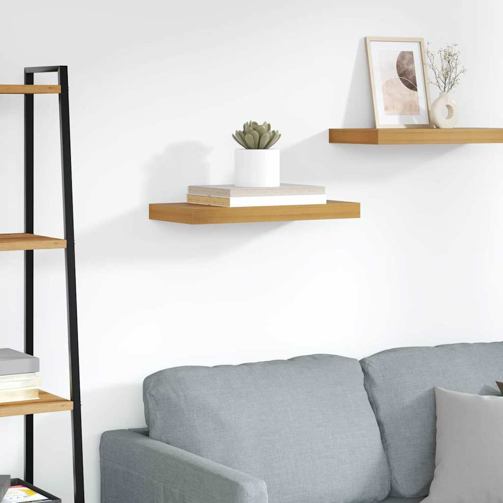 vidaXL Wandregal Wandhalterung Braun 50 x 23,5 x 3,8 cm Holzwerkstoff