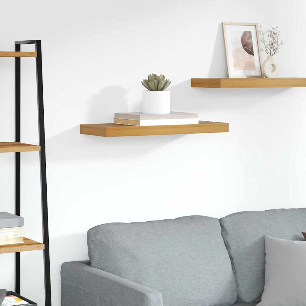 vidaXL Wandregal Wandhalterung Braun 60 x 23,5 x 3,8 cm Holzwerkstoff