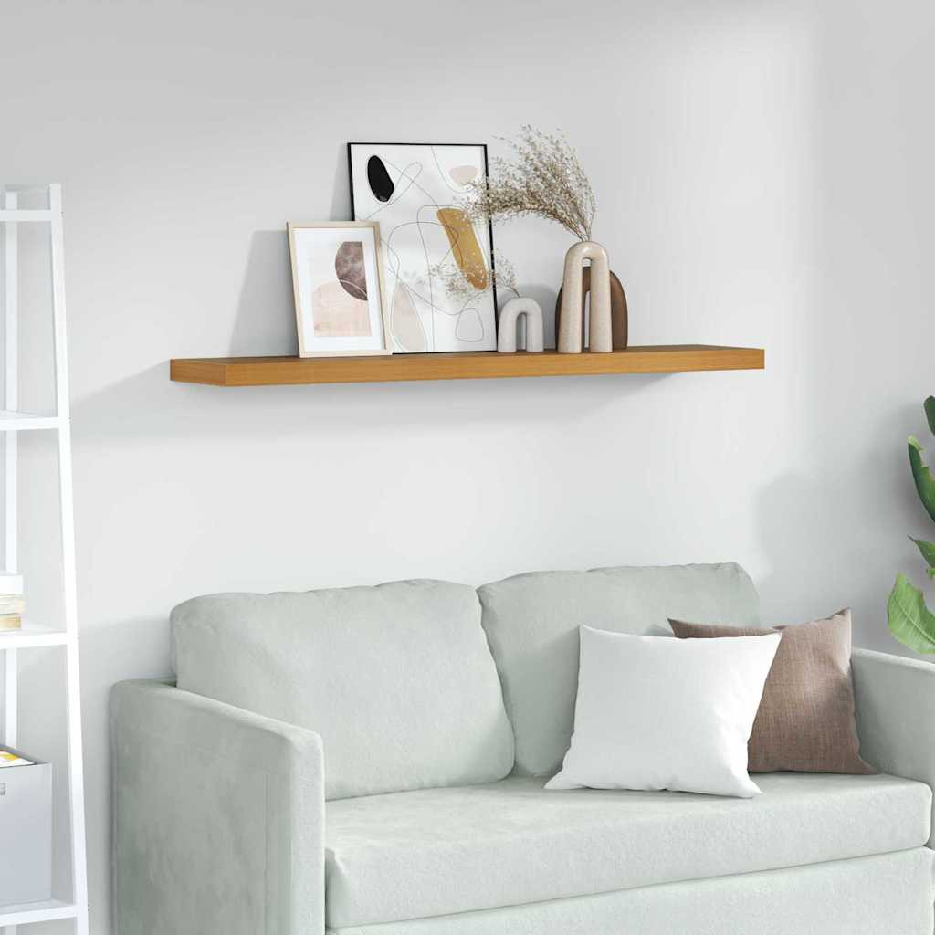vidaXL Wandregal Wandhalterung Beige 120 x 23,5 x 3,8 cm Holzwerkstoff