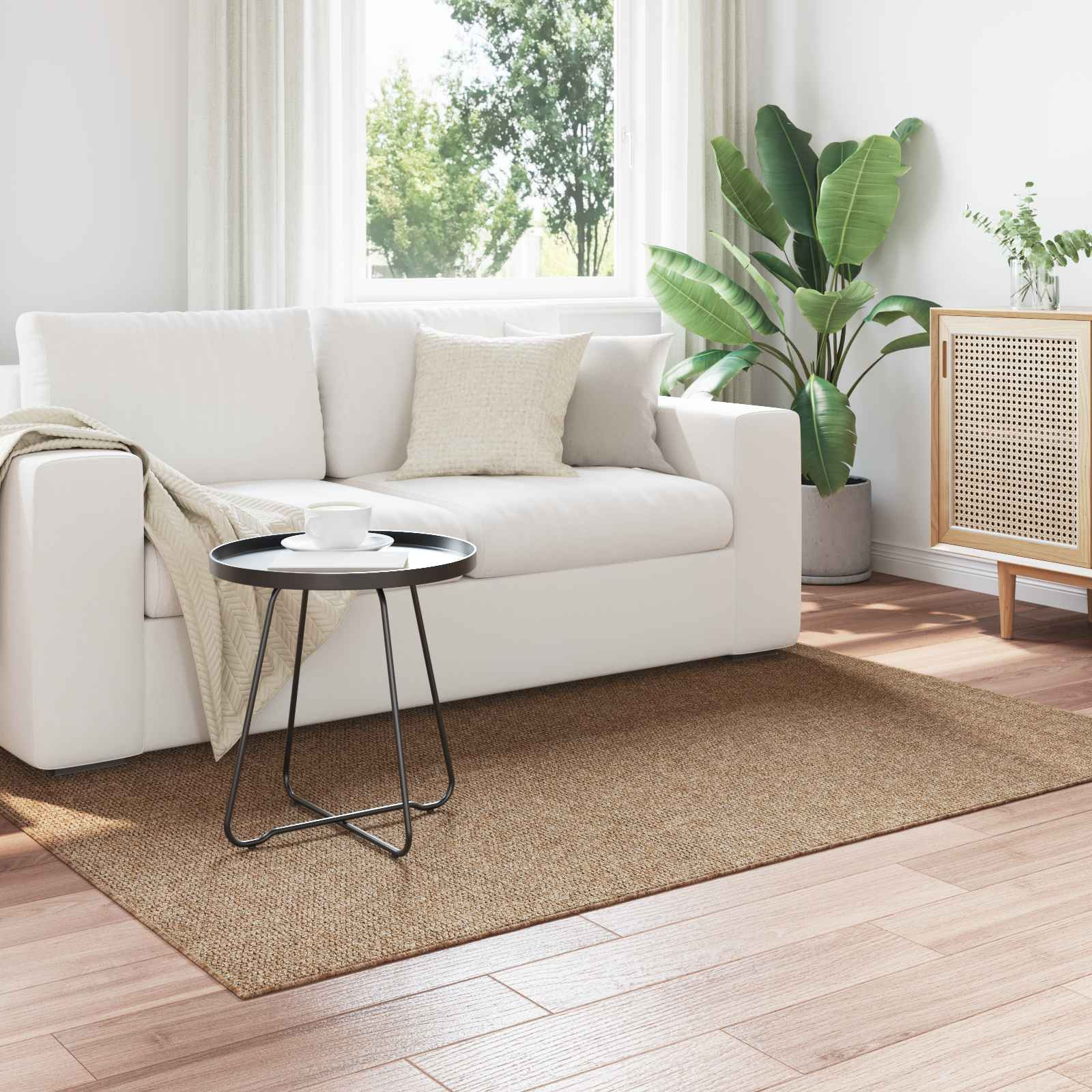 vidaXL Bereichsteppiche Rechtwinklig AGIRA Natur 230 x 160 cm