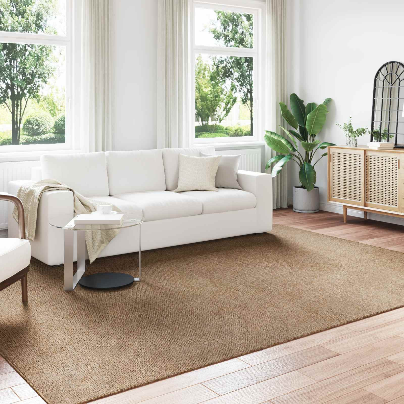 vidaXL Bereichsteppiche Rechtwinklig AGIRA Natur 280 x 200 cm