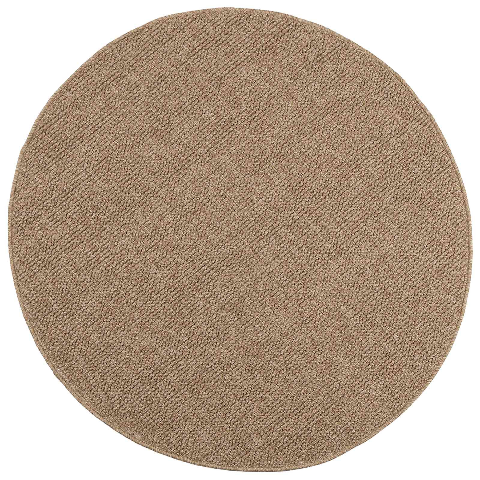 vidaXL Bereichsteppiche Rund AGIRA Natur Ø 200 CM Polyester