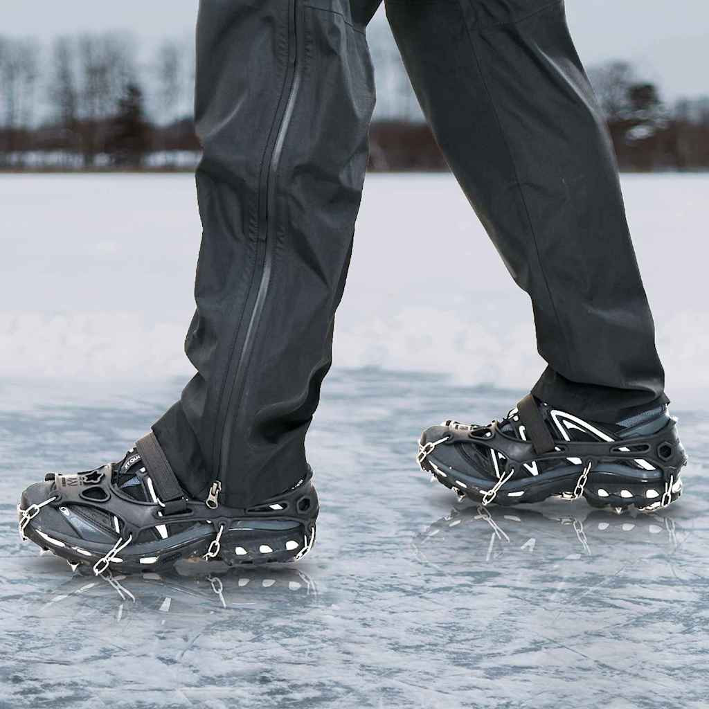 vidaXL Eiskrallen für Schuhe Schwarz XL