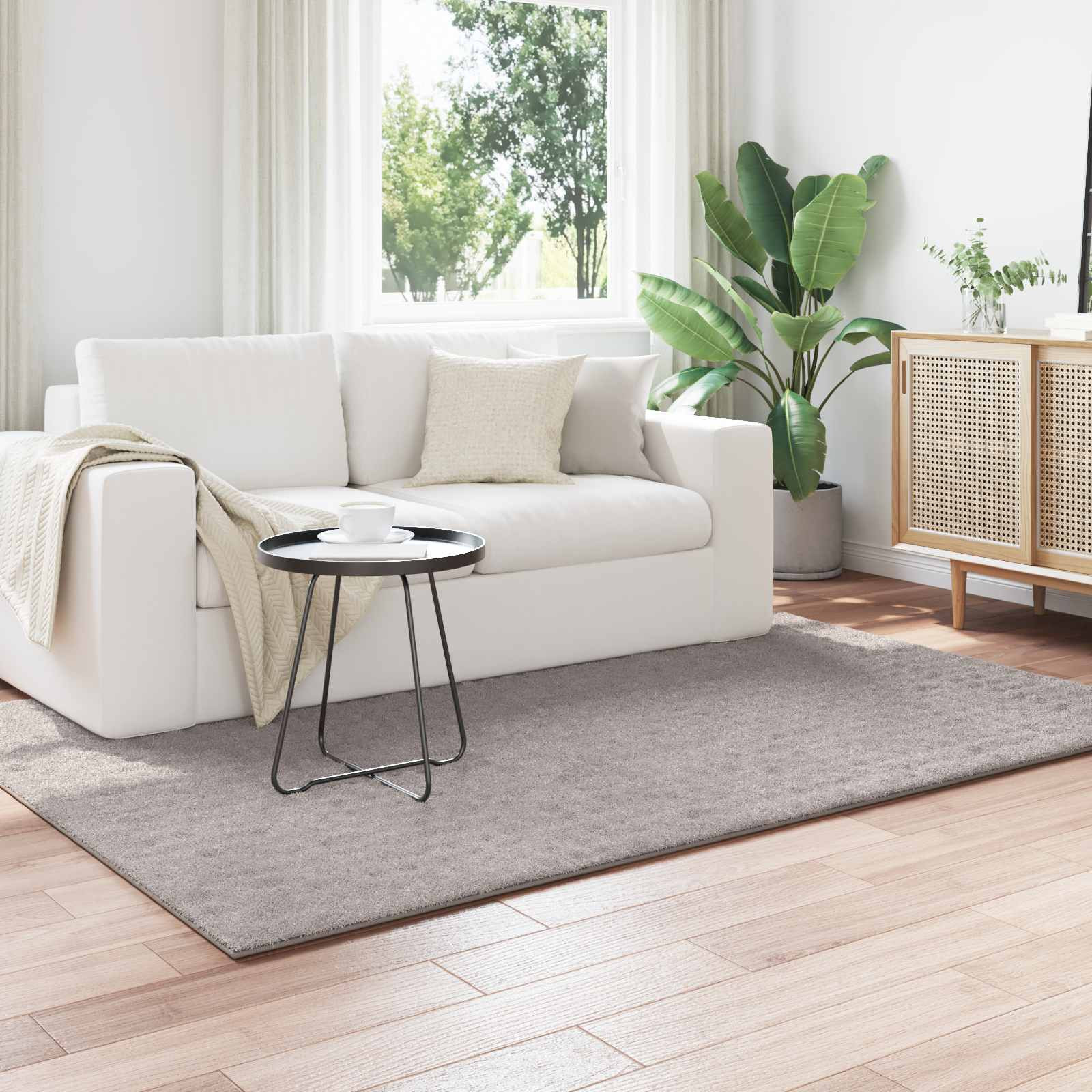 vidaXL Bereichsteppiche Rechtwinklig SIROLO Sand 230 x 160 cm