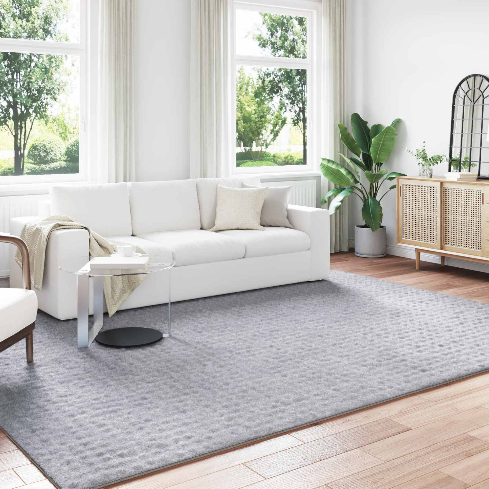 vidaXL Bereichsteppiche Rechtwinklig SIROLO Grau 280 x 200 cm